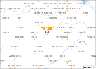 map of Yengan