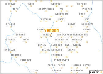 map of Ye-ngan