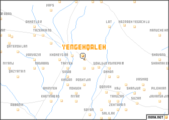 map of Yengeh Qal‘eh