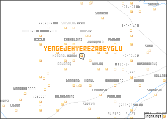 map of Yengejeh-ye Reẕā Beyglū