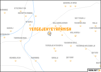 map of Yengejeh-ye Yārāmīsh
