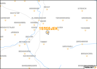 map of Yengejeh