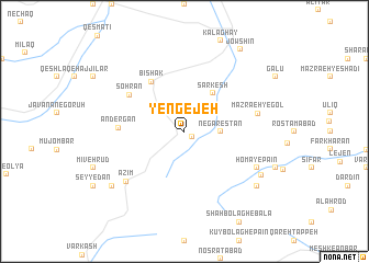 map of Yengejeh