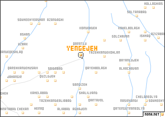 map of Yengejeh