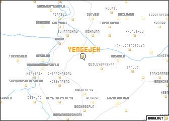 map of Yengejeh