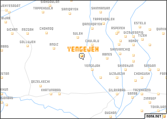 map of Yengejeh