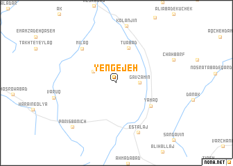 map of Yengejeh