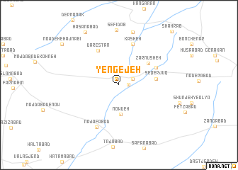 map of Yengejeh