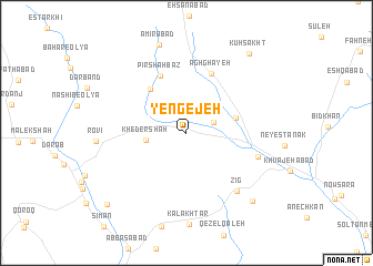 map of Yengejeh