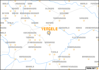 map of Yengélé