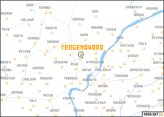 map of Yengemaworo