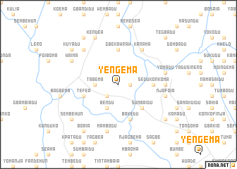 map of Yengema