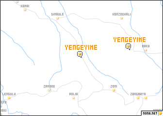 map of Yengeyime