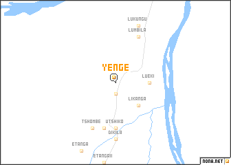 map of Yenge