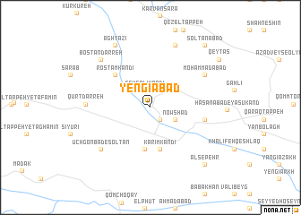 map of Yengīābād