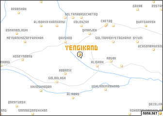 map of Yengī Kand