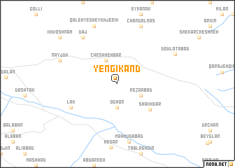 map of Yengī Kand