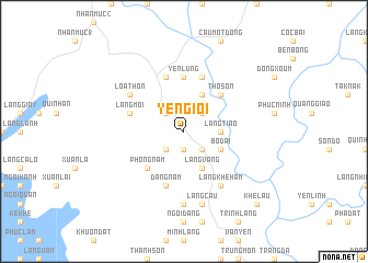 map of Yên Giơi