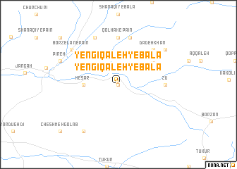 map of Yengī Qal‘eh-ye Bālā