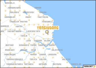 map of Yên Giu Ðông