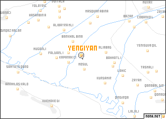 map of Yengiyan