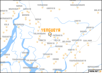 map of Yenguéya