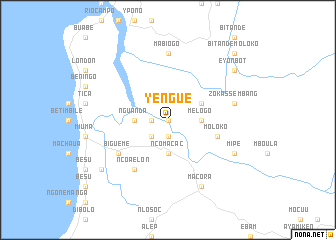 map of Yengüe