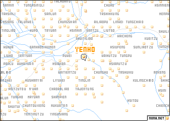 map of Yen-ho