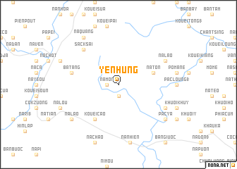 map of Yên Hùng