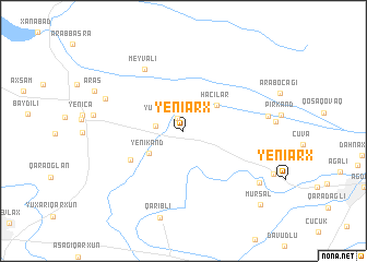 map of Yeniarx