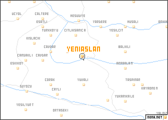 map of Yeniaslan