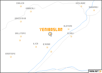 map of Yenibaşlar