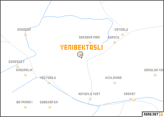 map of Yenibektaşlı
