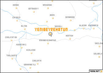 map of Yenibeyrehatun