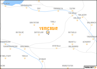 map of Yeniçadır