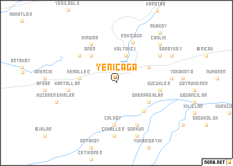 map of Yeniçağa