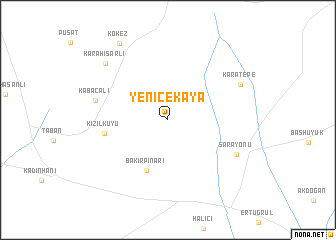 map of Yenicekaya