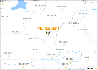 map of Yenicekent