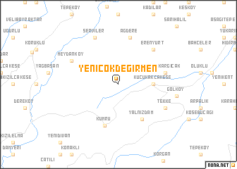 map of Yeniçokdeğirmen