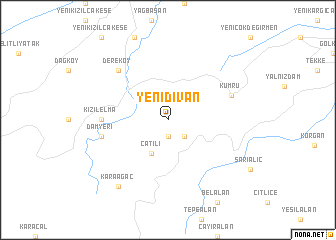 map of Yenidivan