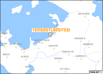 map of Yeni Dostlar Sitesi