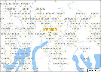 map of Yenigo