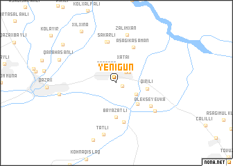 map of Yenigün