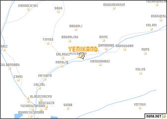 map of Yenikǝnd