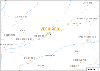 map of Yenikǝnd