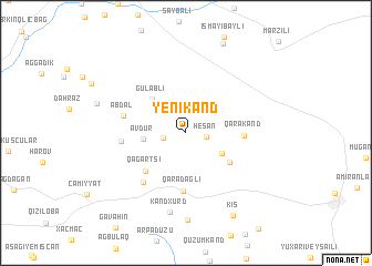 map of Yenikǝnd