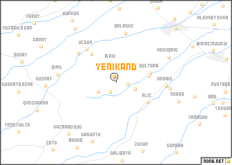 map of Yenikǝnd