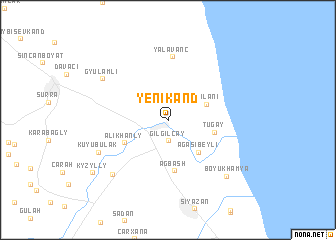 map of Yenikǝnd