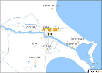 map of Yenikǝnd