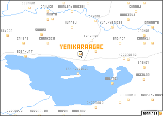 map of Yenikaraağaç